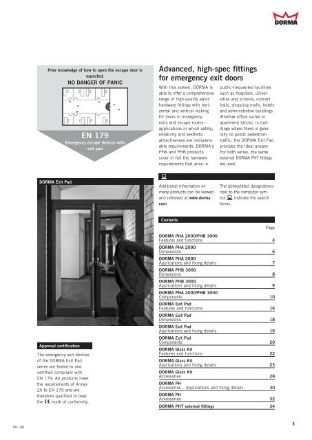 Dorma Panic Hardware Cont
