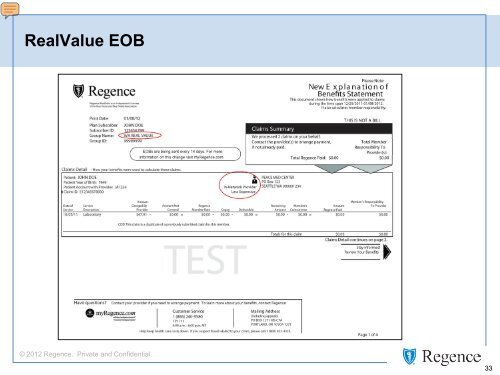 Testing the abilities - Regence BlueShield