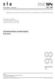 Constructions souterraines - ExÃ©cution - LMR - EPFL