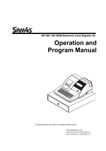 Er 380m Au User Manual Pdf Goodson Imports