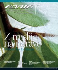 With an Eye for Nature - Adria Airways