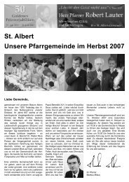 Herbst 2007 - Pfarrei St. Albert Augsburg-Haunstetten