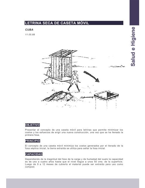 Letrina seca de caseta mÃ³vil (Cuba ) - Ideassonline.org