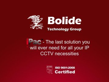 Bolide Technology Group - IP UserGroup