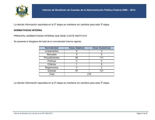 3Âª Etapa - Issfam