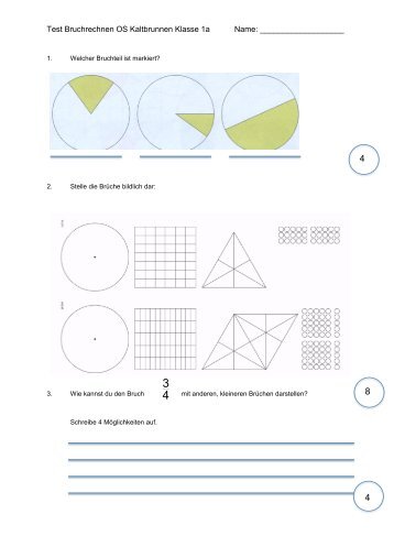test bruch 1 - Unterricht