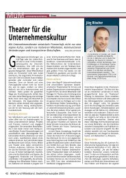 Theater für die Unternehmenskultur - Theater-Interaktiv GbR