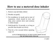 How to Use a Metered-dose Inhaler (GINA)