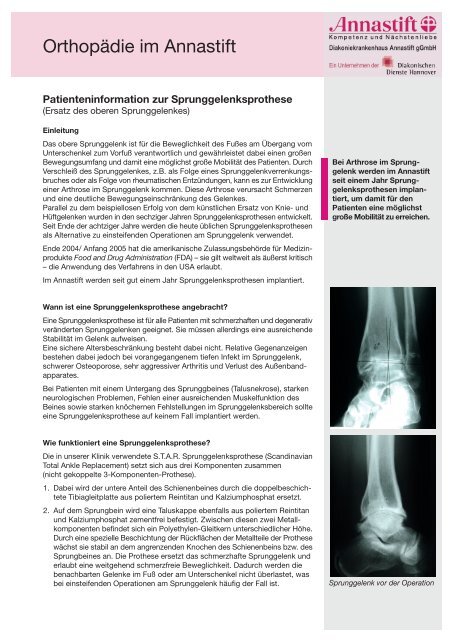 OrthopÃ¤die im Annastift