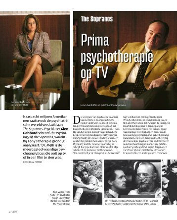'Prima psychotherapie op tv'. Amerikaanse schrijver ... - Peeters, Bram