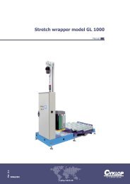 Stretch wrapper model GL 1000