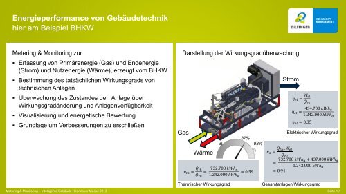 Metering+Monitoring: Energie- und MedienverbrÃ¤uche in ... - Bilfinger