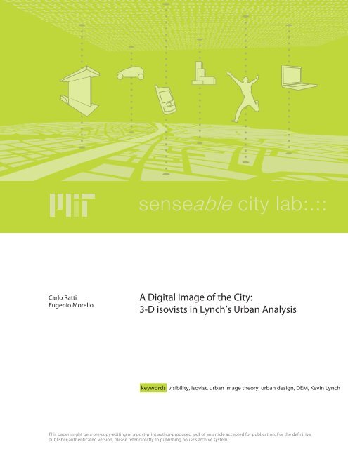 Carlo Ratti - MIT SENSEable City Lab