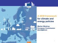 2030 climate and energy framework