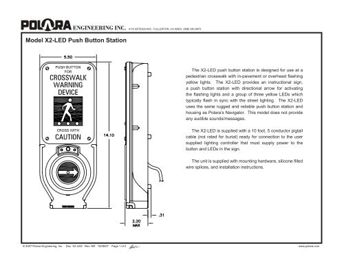 POLARA X2-LED for Overhead Flashers - Temple, Inc.