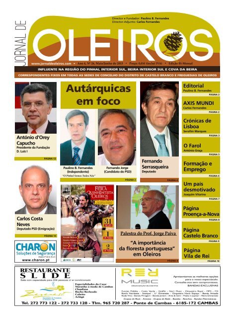 autárquicas em foco - Jornal de Oleiros