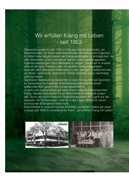 Wir erfüllen Klang mit Leben - seit 1953 - Quadral