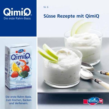 Süsse Rezepte mit QimiQ