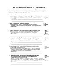 Aid To Capacity Evaluation (ACE) â Administration