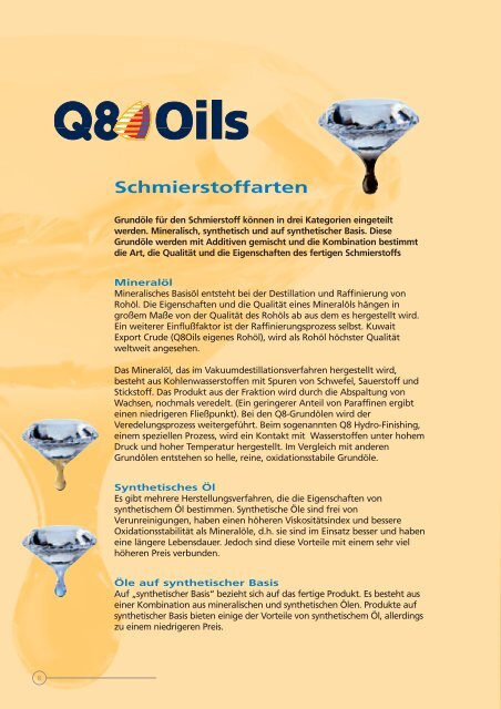 Produktbroschüre - Q8 Oils