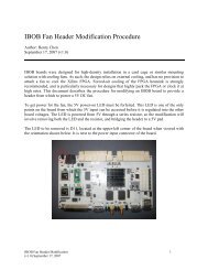 IBOB Fan Header Modification Procedure - CASPER