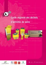 Guide rÃ©gional des dÃ©chets d'activitÃ©s de soins - Observatoire ...