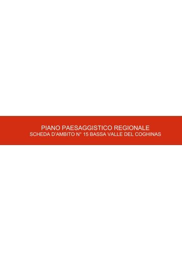 Bassa valle del Coghinas - Sardegna Territorio