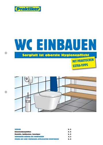 wc einbauen - Praktiker