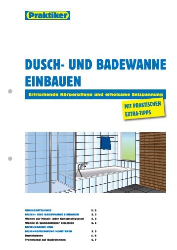 DUSCH- UND BADEWANNE EINBAUEN - Praktiker