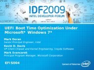 UEFI Boot time optimization under Windows 7 - Intel