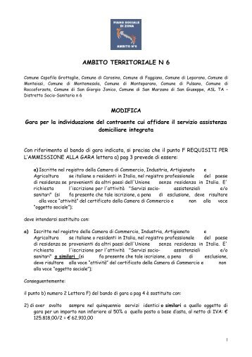 Preleva la Documentazione - Comune di Grottaglie