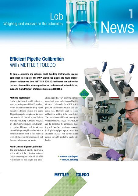 Mettler Toledo High-Throughput Pipetting