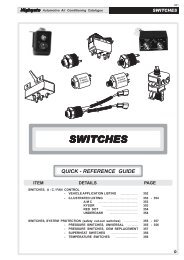 SWITCHES - Highgate Car Air