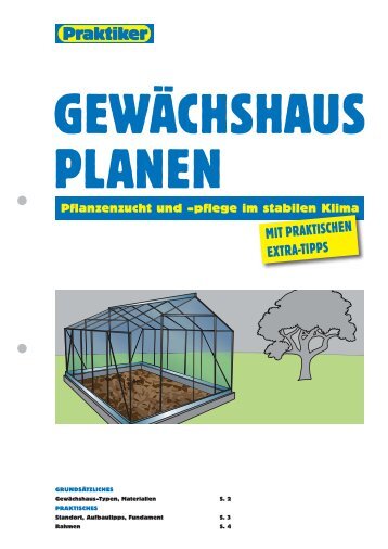 gewächshaus planen - Praktiker