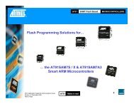 AT91-SAM - Flash Programming Solutions