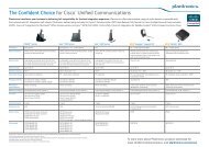The confident choice for Cisco® Unified Communications - Quantum-R