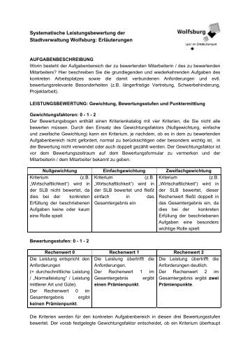 Systematische Leistungsbewertung