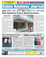 Role Model for Future Retail Investors - Salem Business Journal