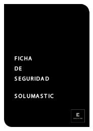 FICHA DE SEGURIDAD SOLUMASTIC - Silestone