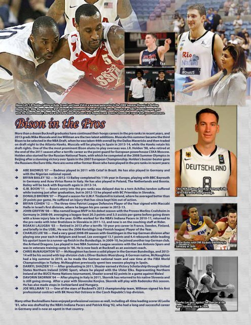 2013-14 Bucknell Men's Basketball Media Guide - Bucknell Athletics