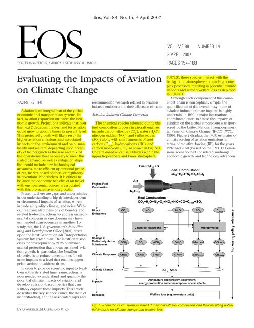 Evaluating the Impacts of Aviation on Climate Change - Pa.op.dlr.de
