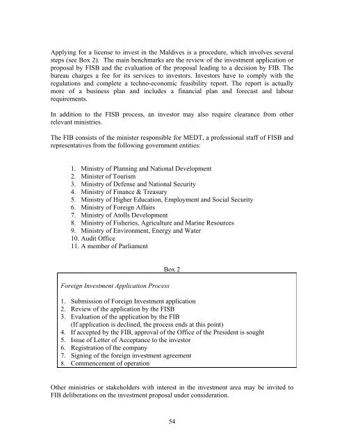 DTIS, Volume I - Enhanced Integrated Framework (EIF)