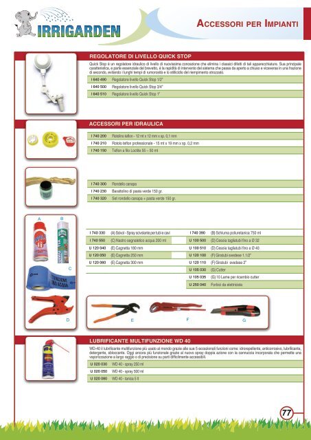 Catalogo Irrigarden 2011