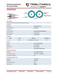 RG59DSSC2 - Tributaries Cable