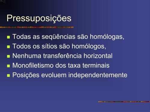 Evolucao Molecular.pdf - Instituto de Biologia da UFRJ