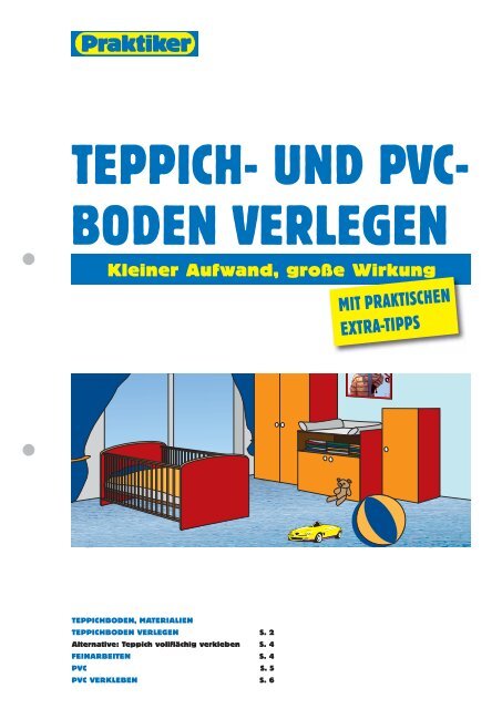 TEPPICH- UND PVC- BODEN VERLEGEN - Praktiker