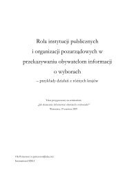 Rola instytucji publicznych i organizacji pozarzÄdowych w ...