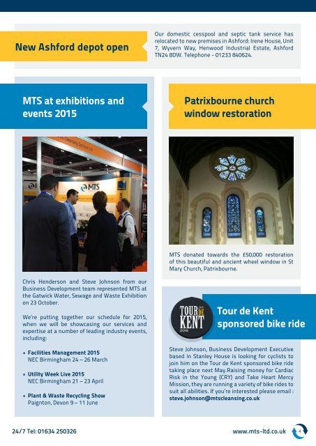 MTS newsletter - Dec 2014