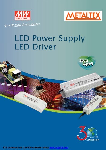 LED power supply 35W 11-33V 1050mA ; MeanWell APC-35-1050 ; Constant current