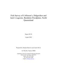 Fish Survey of Collinsons,Didgeridoo and Jack's Lagoons - Wiki